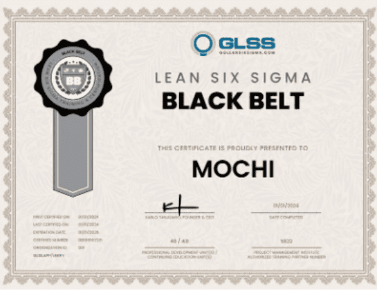 Black Belt sertifisering