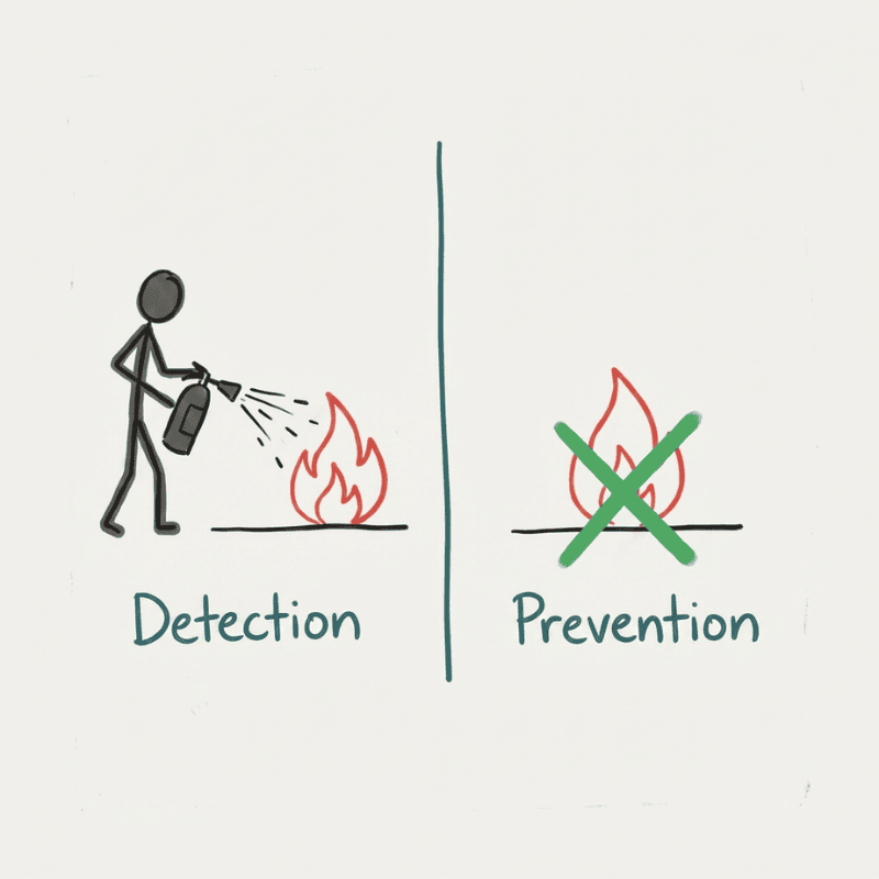 Detection vs prevention in FMEA – cause and effect in the causal chain