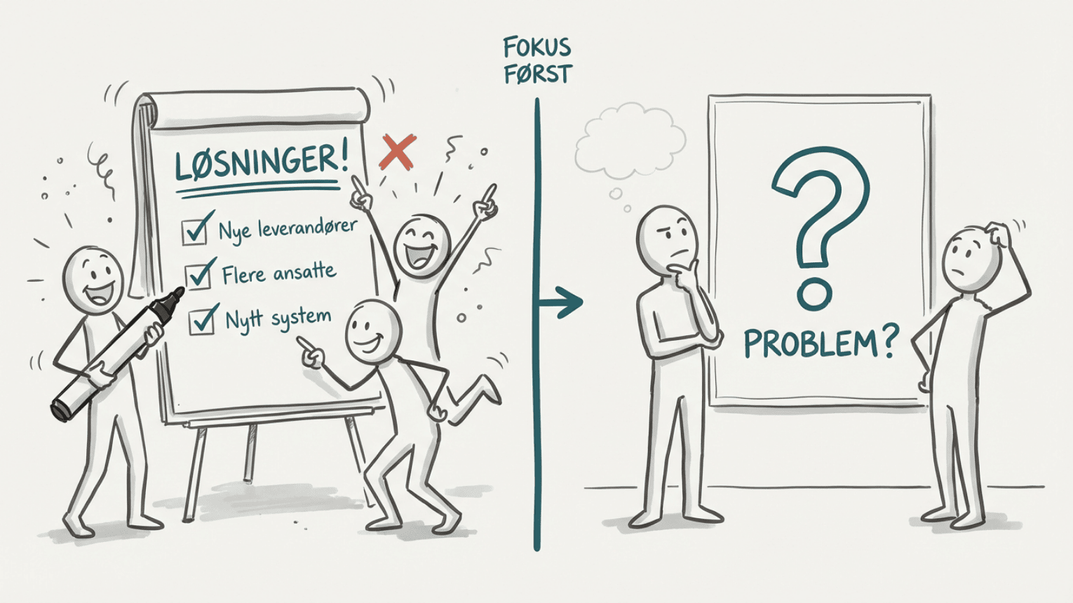 Felles problemforståelse før løsning - møbelprodusent case