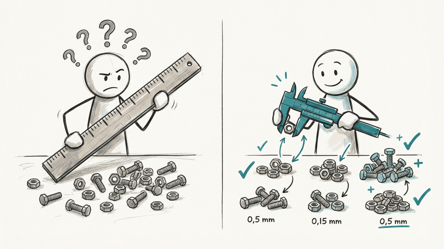Measurement system analysis reveals whether variation comes from the process or the measurement